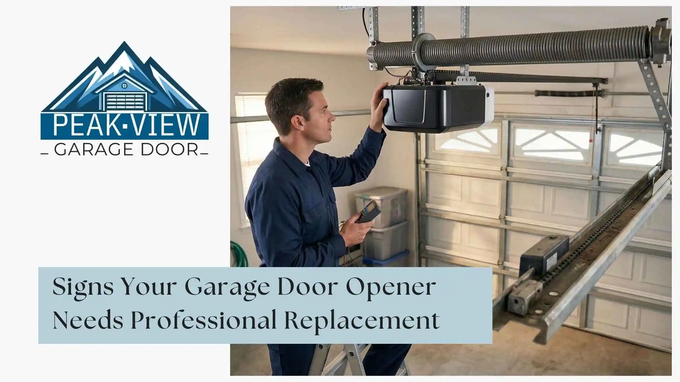 Signs Your Garage Door Opener Needs Professional Replacement