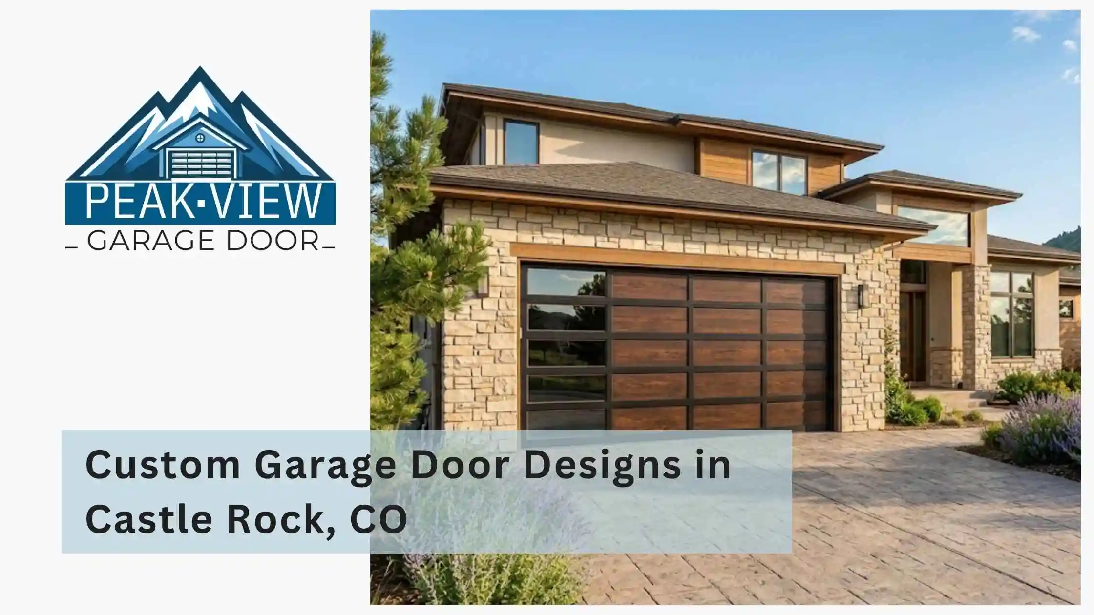 Custom Garage Door Designs in Castle Rock, CO