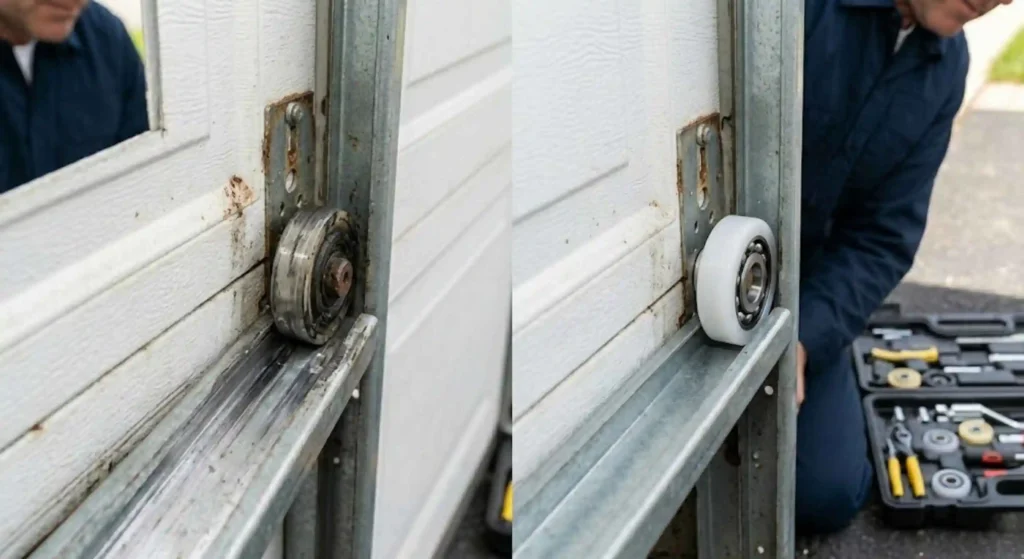 nylon vs steel rollers