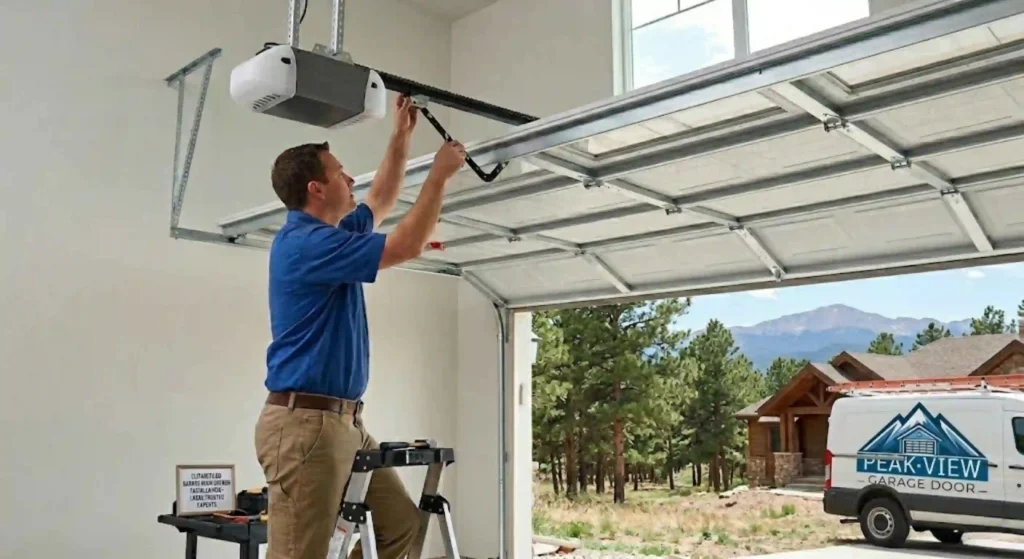 Garage door opener installation service in Elizabeth Colorado