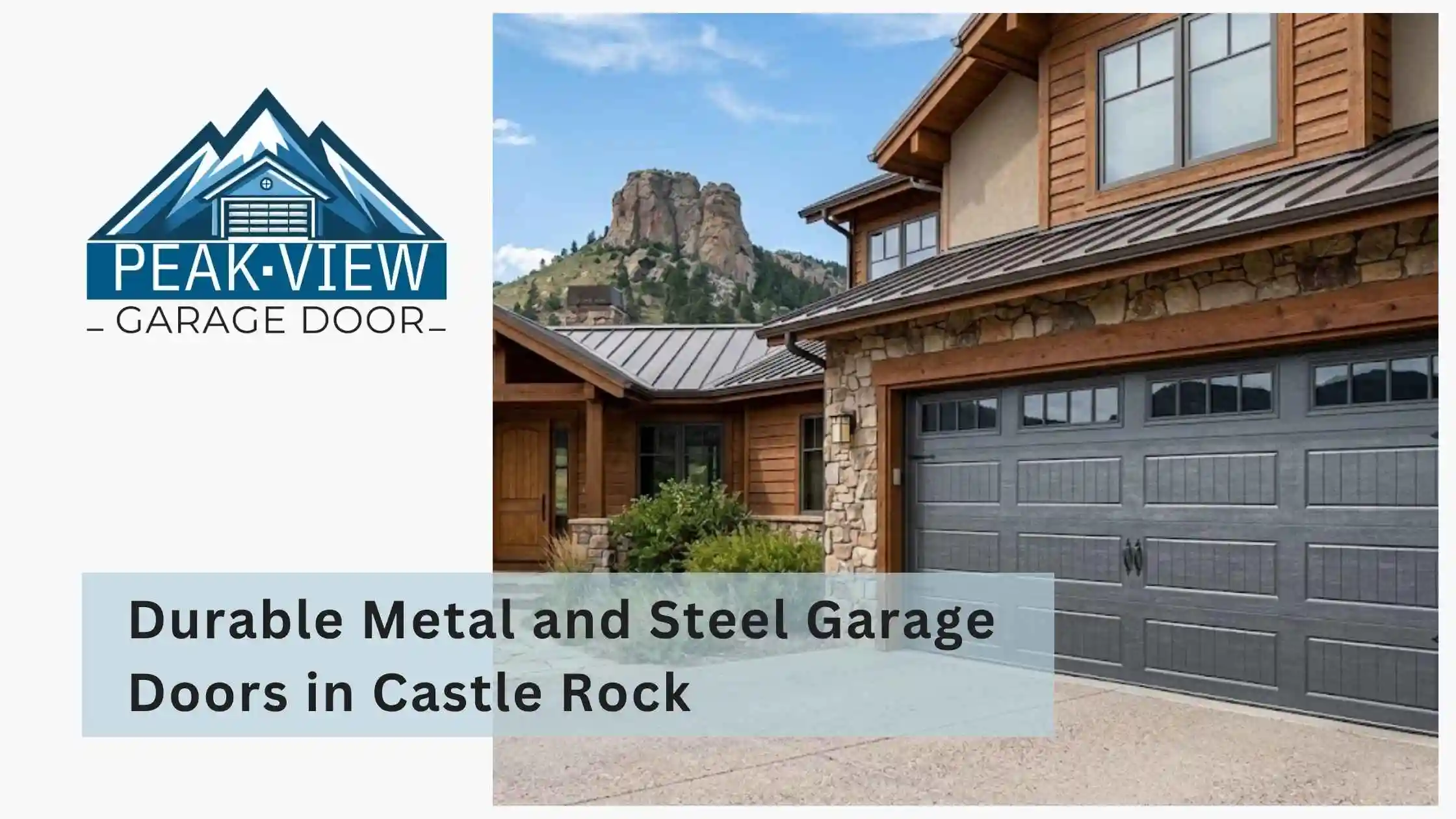 Durable Metal and Steel Garage Doors in Castle Rock