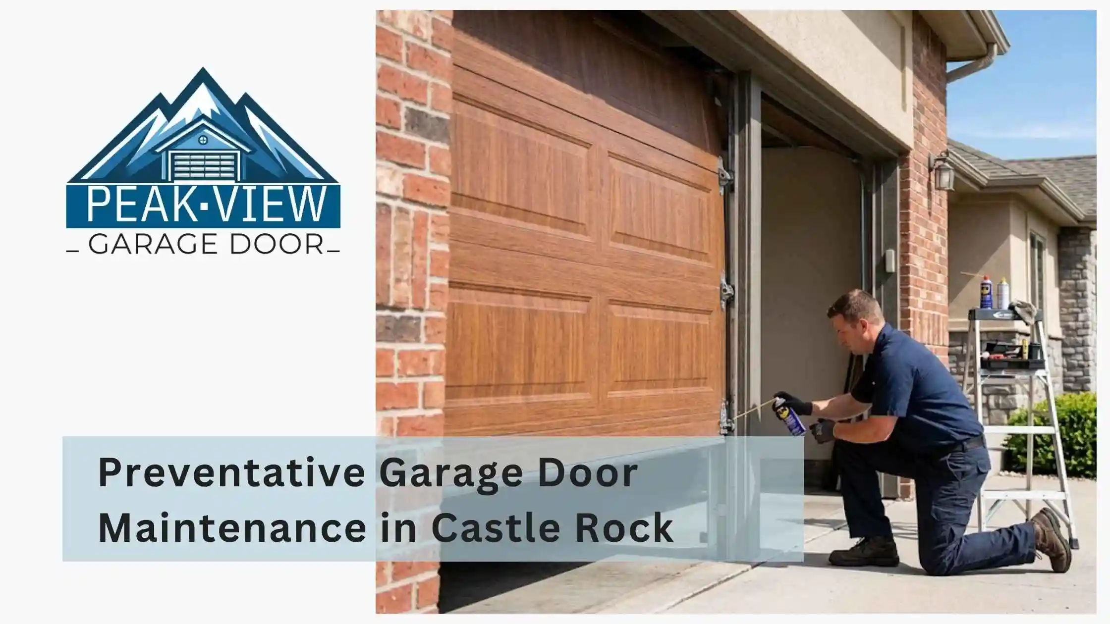 Preventative Garage Door Maintenance in Castle Rock