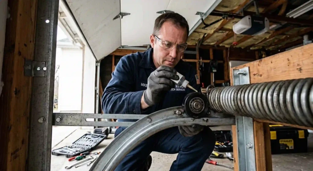 Professional garage door servicing in Elizabeth