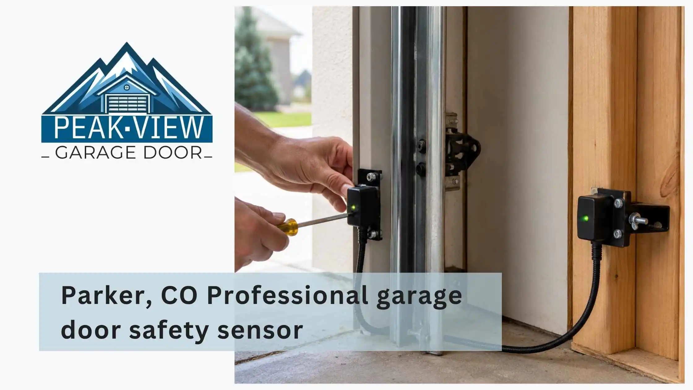 Parker, CO Professional garage door safety sensor