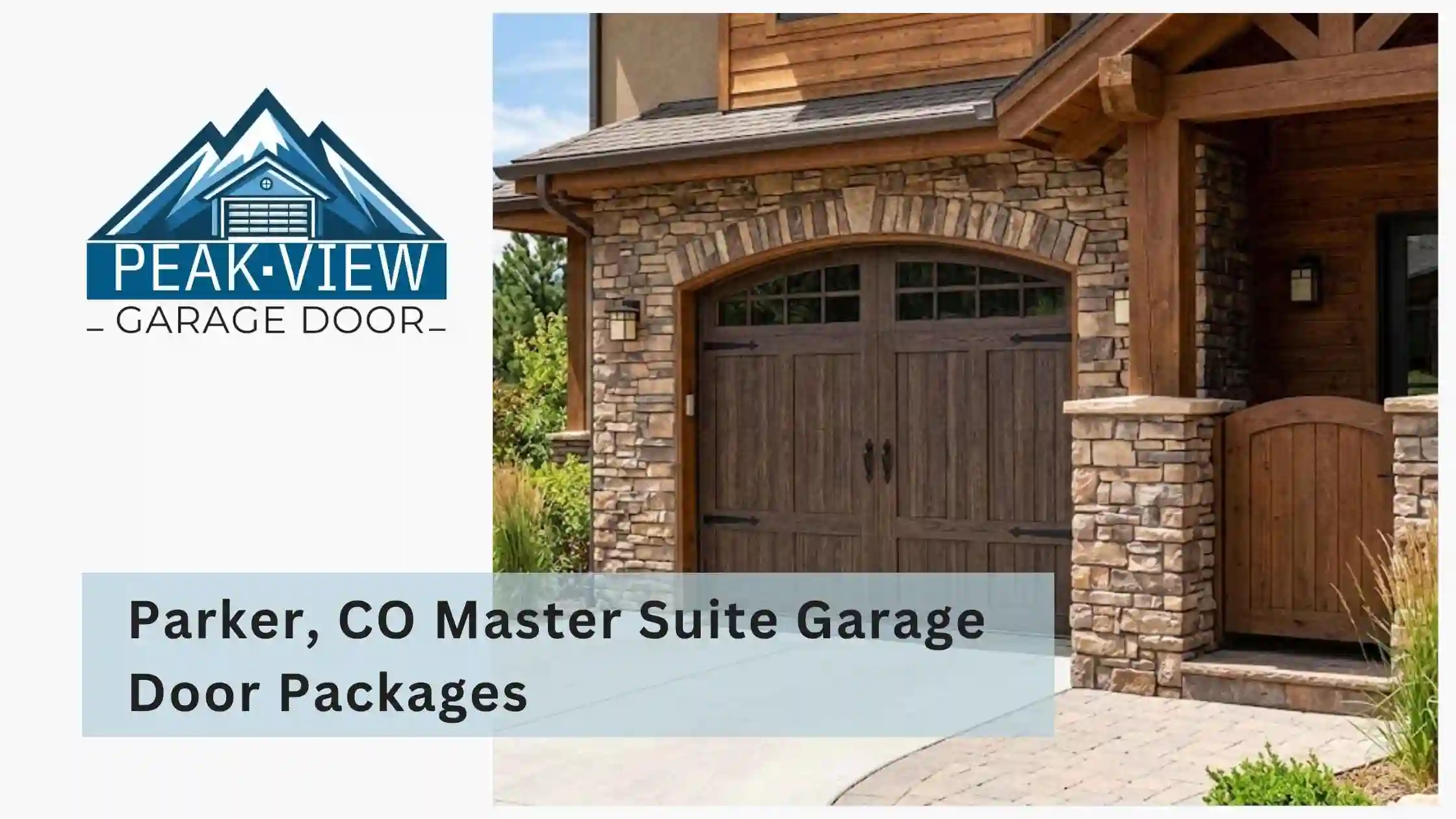 Parker, CO Master Suite Garage Door Packages